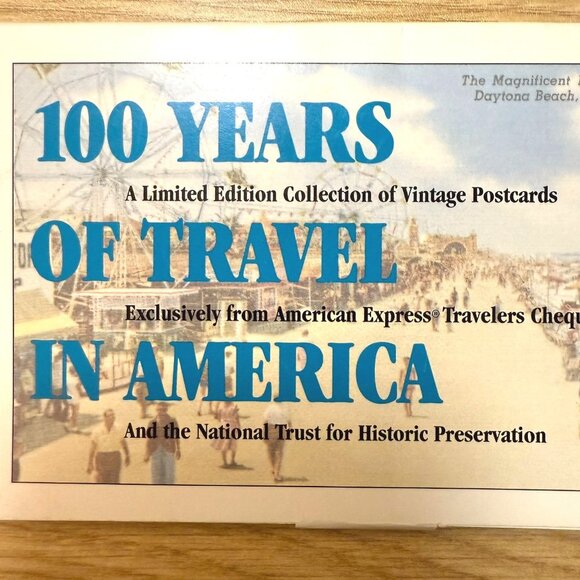 100 Years of Travel Postcard Collection Vintage 1991 American Express Exclusive - Picture 4 of 12